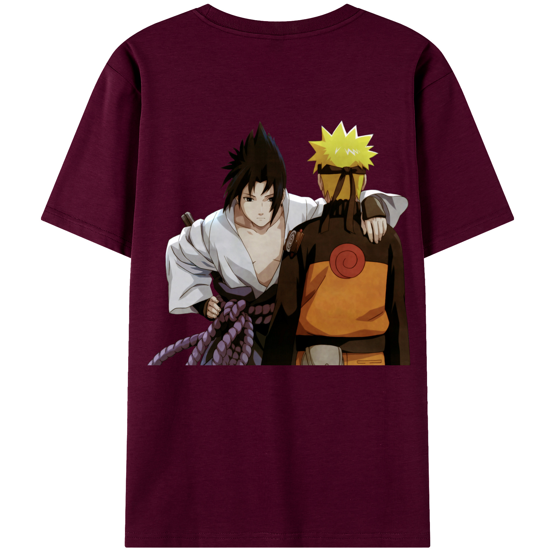 （画像用） NARUTO -ナルト- うちは サスケ Uchiha Sasuke レディース半袖Tシャツ(バックプリント)